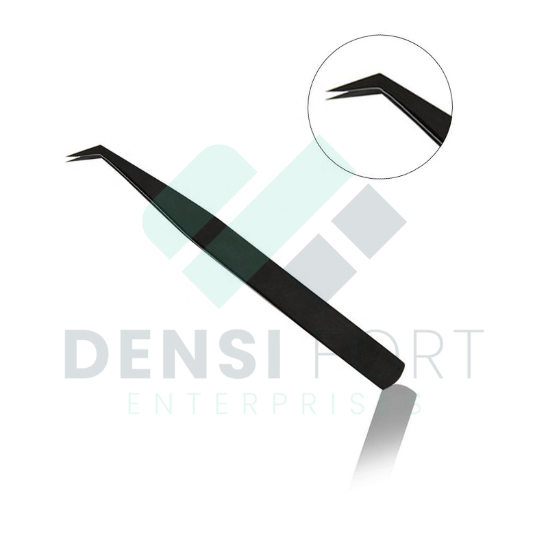 Fine Bent Volume Tweezers